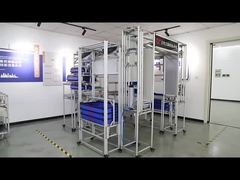 Συγκρότηση βιομηχανικού πάγκου εργασίας με αλουμινένιο σωλήνα