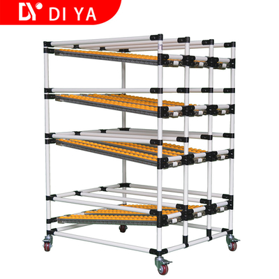 Black Metal Sheet Frame Roller Slide Track For Smooth Operation