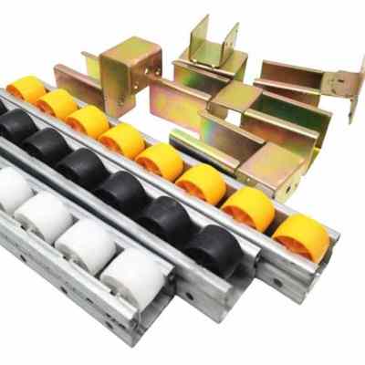 2040C Fluent Bar Connector Fixed Lean Pipe Gravity Conveyor Joint Aluminum Alloy Roller Track Joint