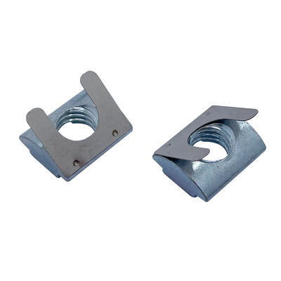 2020 3030 4040 Series Universal Aluminum Profile Fastener M4 M5 M6 M8 Roll-in Spring Leaf T Slot Nuts
