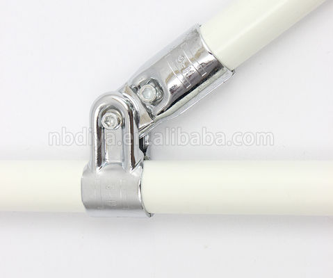 DIYA Supply Metal Joints D28 Chrom-plated Lean Pipe Connector Hardware Fittings Inch Measurement System