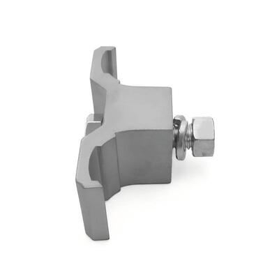 2026  Hot Selling Heavy Duty Aluminum Lean Pipe Wheel Connect Premium Mounting Plate for Efficient Organization