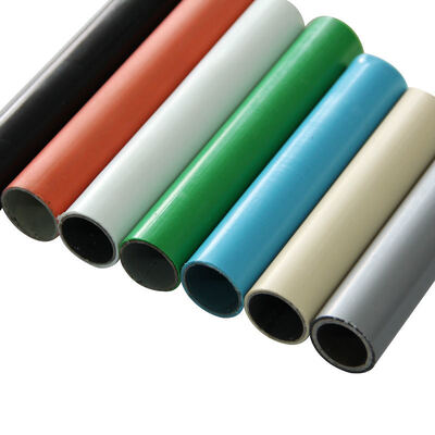 Steel Plastic Composite Plated Lean Pipe For Heavy Duty Rack Work Bench Hand Trolley Assembly With Anti-Corrosion Features