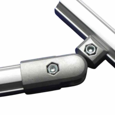 Τρίτη Γενιά Αλουμινίου Lean Pipe Assembly Line Accessories Αποθήκη 180 μοίρες