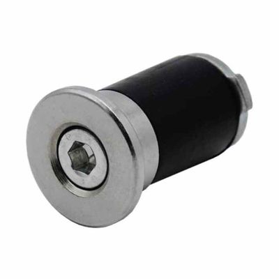 OD 28mm Lean Pipe Accessory Lean Tube End Cap Αλουμινίου Στρογγυλό σωλήνα Μεταλλικό πλέγμα