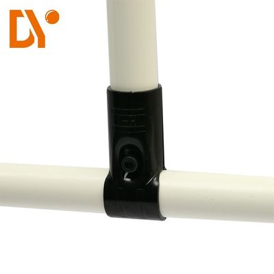 HJ-1 Μαύρη Ηλεκτροφορέση Lean Pipe Joint Chrome Plating Lean Tube Connector Lean Fittings