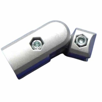 Ρυθμιζόμενος σύνδεσμος σωλήνα OD19mm Lean 180 μοιρών Εύκαμπτος σύνδεσμος για σύστημα συναρμολόγησης πάγκου εργασίας