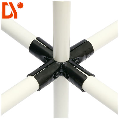 2.3mm παχιά SPHC μέταλλο μαύρο ηλεκτροφορέση Lean σωλήνες αρθρώσεις αντιτριβή