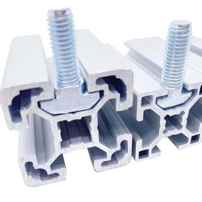Custom M8x20 25 30 40 60 Hammer T Shaped Head Bolt for Slot 10mm Aluminium Profile Connector