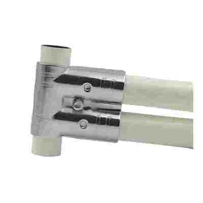 HJ-14 Χρωματοποίηση Στρογγυλή μετάλλια σωλήνες Συνδέσεις / συνδετήρες / σωλήνες Συνδετήρας 3 οδός για Lean σωλήνων Συστήματος Γραμμή συναρμολόγησης