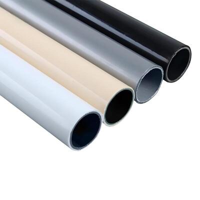 Χάλυβα χρώμα επικαλυμμένο Lean Pipe Προσαρμόσιμο εσωτερικό και εξωτερικό πλαστικό επικαλυμμένο σύνθετο χάλυβα σωλήνα